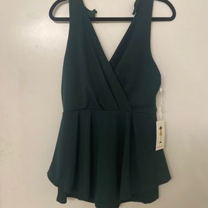 Emerald green romper squirt